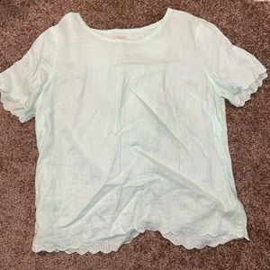 Mint Green J. Crew Shirt